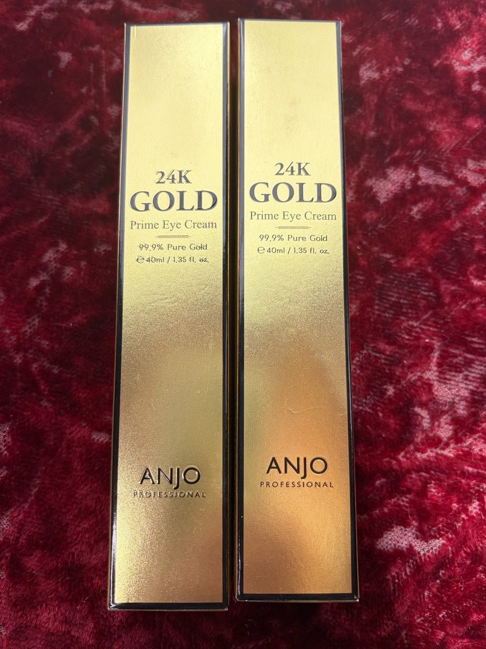 NIB 24K Gold Bundle of (2) Prime Eye Cream
